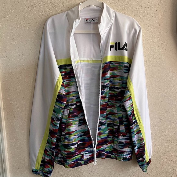 FILA Multicolor Track Jacket, Size Large - Picture 4 of 8